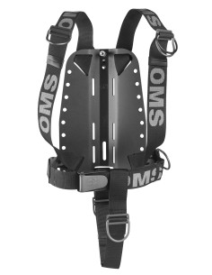 OMS AL backplate with SmartStream Harness and Crotch Strap