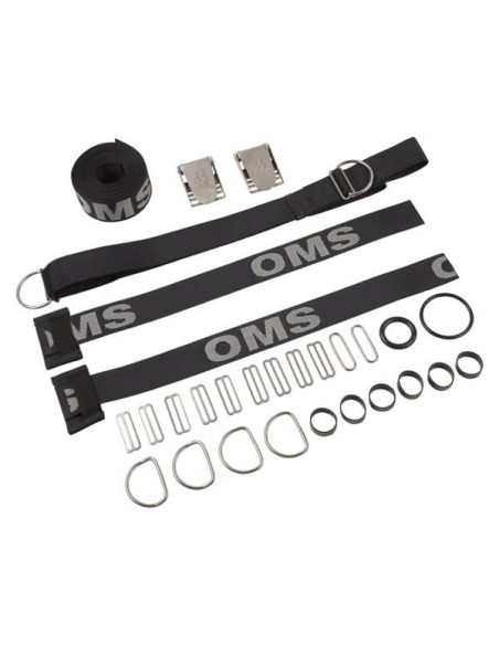 OMS Smartstreamm webbing, including SS hardware and crotch-strap