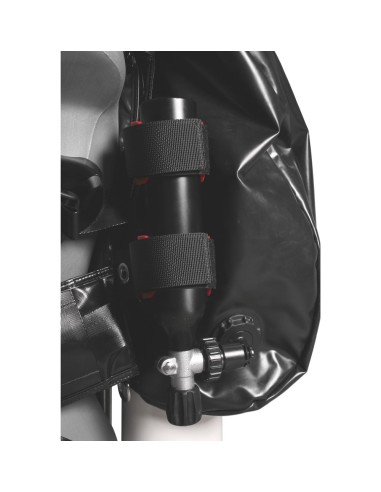 BtS 0,35 Aluminum bottle with Male DIN Valve and pressure relieve function