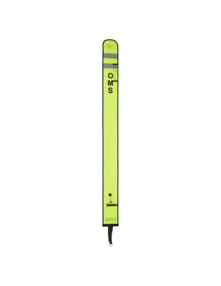 OMS SMB SLIM HYBRID 6.0, Yellow, 6.0 ft (~1.8m), Open bottom and No-Lock LP inflator valve, with OPV