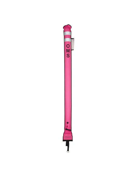 OMS SMB SLIM HYBRID 6.0, Pink, 6.0 ft (~1.8m), Open bottom and No-Lock LP inflator valve, with OPV