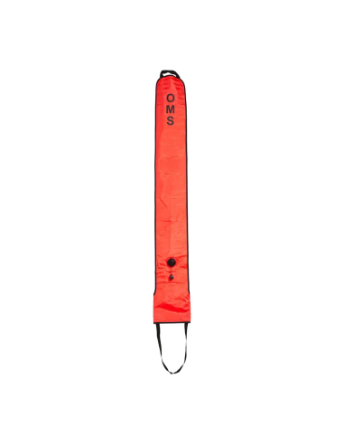 OMS Divers Alert Marker, 5.2' long (1.57 meter), open bottom (~ 50 lbs. 23 kg lift)