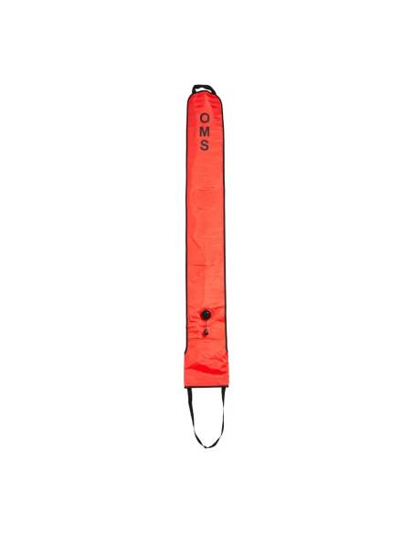 OMS Divers Alert Marker, 5.2' long (1.57 meter), open bottom (~ 50 lbs. 23 kg lift)
