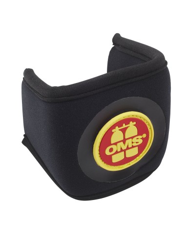 OMS Mask strap cover with OMS Logo