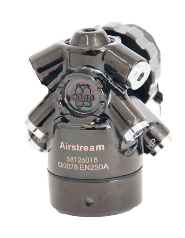 OMS Airstream 1st stage DIN PVD black