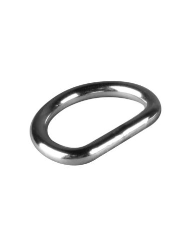 OMS D-Ring 1" (25 mm) stainless steel, straight