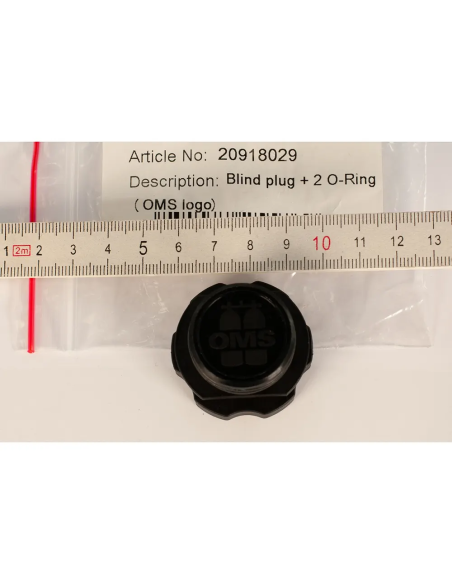 OMS Blind Plug with OMS Logo and 2 O-Rings