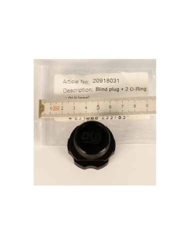 BtS Blind Plug with DUI Logo and 2 O-Rings