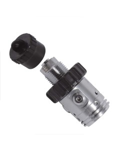 BtS Compact 1st Stage with integrated overpressure valve, G 5/8" thread, 300 bar, 1 HP port