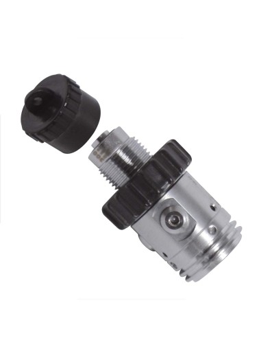 BtS Compact 1st Stage with integrated overpressure valve, G 5/8" thread, 300 bar, 1 HP port