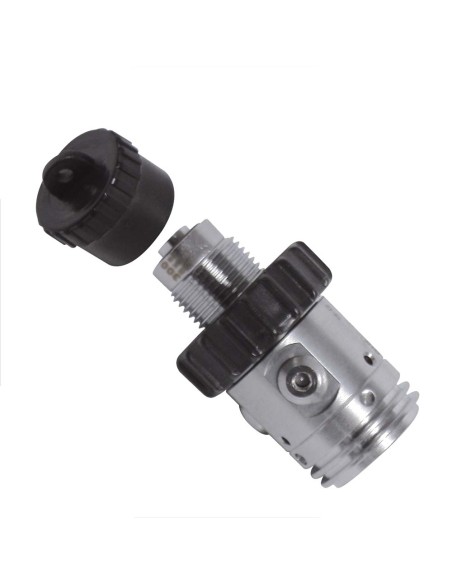 BtS Compact 1st Stage with integrated overpressure valve, G 5/8" thread, 300 bar, 1 HP port