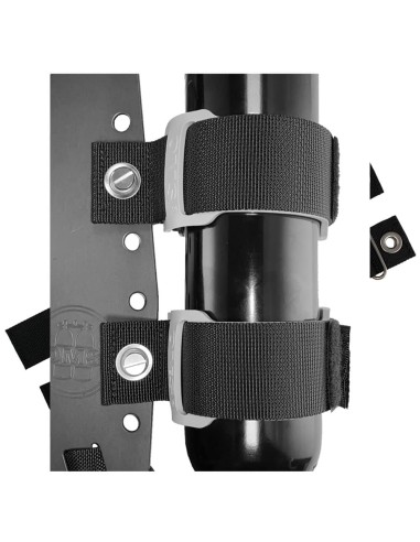 OMS Mounting Straps Set (attaches to backplate), for cylinders with 90 mm Ø or less