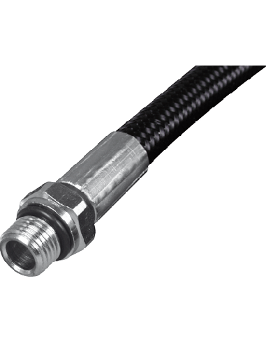 BtS Miflex high-flexible LP regulator hose, 80 cm, UNF 1/2