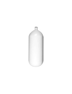 ECS 12 L Dumpy Steel cylinder, 230 bar, Ø 204 mm, Without valve, M25/2