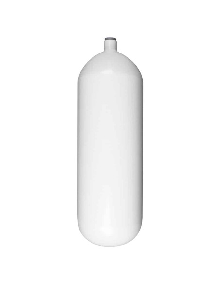 ECS 15 L Steel cylinder, 230 bar, Ø 204 mm, Without valve, M25/2