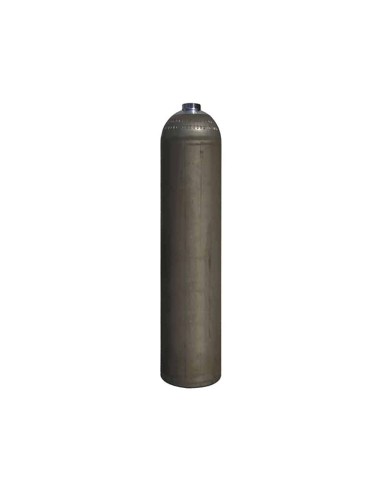 BtS 5.7 L MES aluminium cylinder (40 cf), 207 bar, Ø 134 mm, Without valve, M25/2