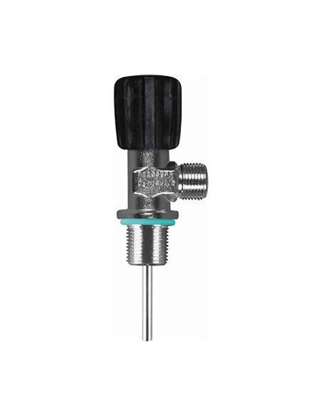 Scubatec Inert Gas Valve, Comptec W21,8 for cylinder threads M25/2