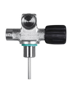 Scubatec DIN Valve, 230 bar, RIGHT expandable, incl. rubber knob, without Blind Plug