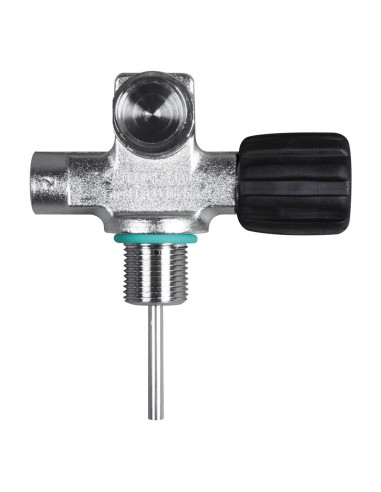 Scubatec DIN Valve, 230 bar, RIGHT expandable, incl. rubber knob, without Blind Plug