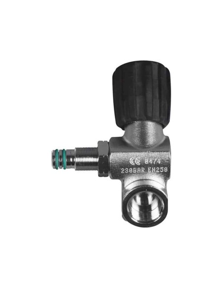 Scubatec Second Outlet for DIN Mono Valve - LEFT - incl. rubber knob