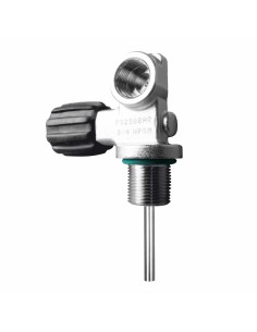 Scubatec DIN Valve Mono US NPSM 3/4 ", without INT Plug, 230 bar, incl. rubber knobs