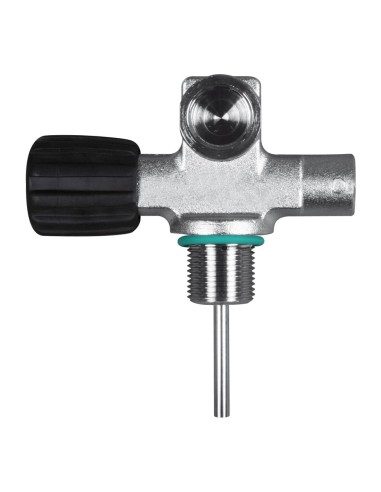 Scubatec DIN Valve LEFT expandable US NPSM 3/4 ", without INT Plug, 230 bar, incl. rubber knobs