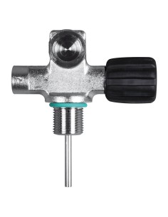 Scubatec DIN Valve RIGHT expandable US NPSM 3/4 ", without INT Plug, 230 bar, incl. rubber knob