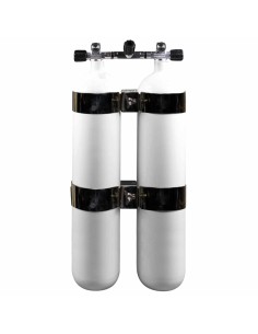 BtS Twinset 2 × 8.5 L Wide Steel cylinder, 230 bar, Ø 140 mm