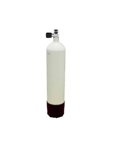 BtS 7 L Steel cylinder, 300 bar, Ø 140 mm, M25/2 Valve Mono and Boot