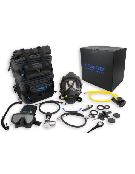 Ocean Reef Neptune III Package - Full Face Mask, SL35TX 1st Stage, Octopus, Gauge & BUMP