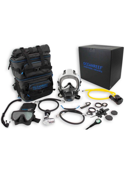 Ocean Reef Neptune III Package - Full Face Mask, SL35TX 1st Stage, Octopus, Gauge & BUMP