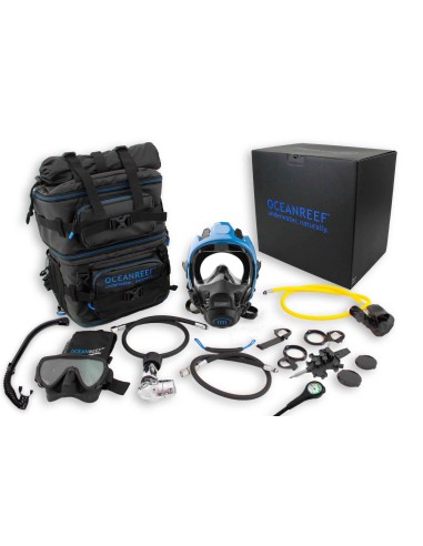 Ocean Reef Neptune III Package - Full Face Mask, SL35TX 1st Stage, Octopus, Gauge & BUMP
