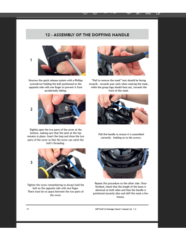 Ocean Reef QRS - Quick Release System (Doffing Handle)